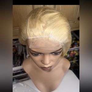 Lot 2104 ❤️NEW 100% Human Hair Lace front wig 4x4 Deep Wave wig 26”